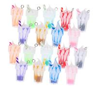 Operitacx 30pcs Ice Cream Pendant Charms Ice Cup Charms Diy Pendant Resin Cup Mini Bottle for Key Chain and Crafting Cream