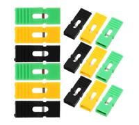 Operitacx 30PCS Pitch Pin Header Jumper Caps Open Closed Short Circuit Connectors with Black Green Yellow for Hard Drive Dvd Drive Circuit Boards
