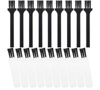 Operitacx 30pcs Plastic Mini Cleaning Brushes for Razor and Hair Clipper with Small Gap Design, Detail Cleaning Brush for Precision Grooming and Removing Dust in Small Spaces