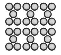Operitacx 30pcs Stainless Steel Mesh Hose Connector Washers with Thickened Rubber Sealing Gaskets O-ring Leak-resistant Flat Rubber Washers for Garden Hose and Shower Head Filter