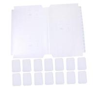 Operitacx 30Pcs Transparent Adjustable Book Covers Scratch Protective Film for Students Textbooks Notebooks Exercise Books School Supplies
