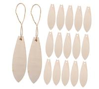 Operitacx 30pcs Wooden Surfboard Cutouts for DIY Crafts Natural Wood Hawaiian Surfboard Shapes with Predrilled Easy to Paint Summer Party Decorations and Wall Hanging Ornaments