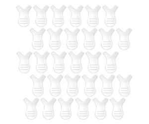 Operitacx 30pcs Y-Shaped Eyelash Brush Makeup Tool Lightweight Portable Lash Lift Props for Women, Suitable for Salons and Home Beauty Use, Plastic Material