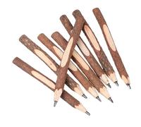 Operitacx 32 pcs Rustic Bark Pencils Real Tree Branch Wooden Sketching Pencils for Art Drawing Journal Writing Unique Natural Creative
