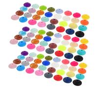 Operitacx 350pcs Silicone Lentil Beads Bulk Abacus Spacer Beads for Necklace Bracelet Jewelry DIY Craft Accessories Durable for Handmade Designs