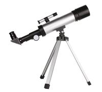 Operitacx 360/50mm Astronomical Refracting Telescope 90x Zoom and Tripod for Children Beginners Outdoor Astronomy Exploration Sr4mm and H20mm Eyepieces and 3x Barlow Lens Random Style