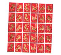 Operitacx 360pcs Traditional Year Horse Red Envelopes Lunar Year Zodiac Red Packets with Vietnamese Text for Spring Festival Birthday Wedding Gift Money Holder