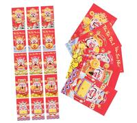 Operitacx 36pcs Chinese Year Red Envelopes Traditional Lucky Money Bags Mixed Style Paper Packets for Prosperity Blessings and Festive Giving