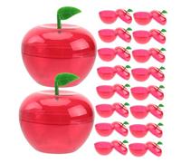 Operitacx 36pcs Red Apple Boxes Christmas Chocolate Packaging Containers for Holiday Treats Decorative Candy Holders for Graduation Parties and Festive Celebrations