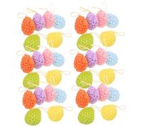 Operitacx 36pcs Resilient Bath Sponge for Gentle Exfoliation with Honeycomb-Structured Hydrophilic Polyurethane Design, Unique Hanging Body Wash Loofah for Enhanced Bath Cleaning and Soft