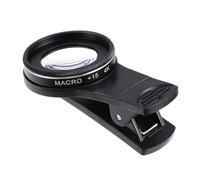 Operitacx 37mm 15x Macro Phone Camera Lens 4k HD Mobile Phone Macro Lens Clip Black Universal Attachment for Smartphone Photography