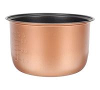 Operitacx 3L Non-Stick Rice Cooker Inner Pot Replacement Bowl Aluminium Alloy Cooking Accessory for Household Electric Cookers with Measurement Marks