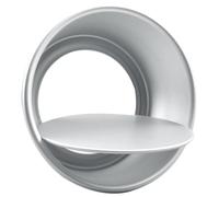 Operitacx 3pcs 8 Inch Round DIY Baking Mould Set Aluminium Alloy Hollow Cake Mould with Live Bottom Design and Easy to Demould Crimping Feature for Pastry Baking