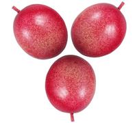 Operitacx 3pcs Artificial Passion Fruit Foam Models with Realistic Design and Strong Durability, Versatile Use for Decoration and Teaching, Purple Simulation Fruit Display Props for Home