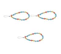 Operitacx 3pcs Bohemia Style Beaded Phone Lanyard Decorative Lost Wrist Strap Smartphone Chain for Daily Use for Friends Family Versatile Accessory for Phones Bags Luggage