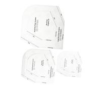 Operitacx 3pcs Bowl Acrylic Quilting Templates Durable Wear Resistant Patchwork DIY Rulers for Mat Making Flexible Smooth Edged Sewing Tools for Creative Bowl Cozy Crafting
