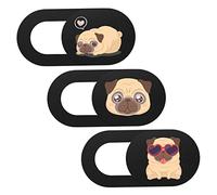 Operitacx 3pcs Cover Slide Dog Pattern Laptop Webcam Lens Cover Privacy Protection for Laptop Webcam Use in Home Office