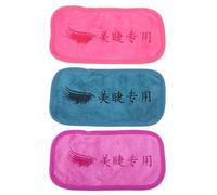 Operitacx 3pcs Eyelash Extension Pad False Eyelash Stand 7.27x3.73x0.12in Soft Comfortable Fabric Forehead Supports Makeup Routines