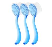 Operitacx 3Pcs Facial Scrub Brush Manual Goat Horn Deep Cleansing Brush for Effective Blackhead Removal and Skin Smoothing