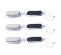 Operitacx 3pcs Foot Files Callus Removing Tools Pedicure with Volcanic Stone for Hard Skin and Dead Skin Removal, Foot Care Trimmers for Heels and Calluses at Home Or Salon