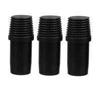 Operitacx 3pcs German-style Threaded Tip Replacement for Broom Handle Adapter Metal Extension Pole Connector Caps with Secure Fit Mop and Window Squeegee Handle Repair Kit for Outdoor and