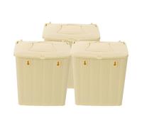Operitacx 3pcs Hanging Plastic Bird Nesting Boxes for Budgies Parakeets Cockatiels Breeding Hatching Houses for Garden Balcony Outdoor Use Space-saving Bird Incubation Boxes