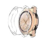 Operitacx 3pcs Hollow Out Electroplated Tpu Protective Frame Cover for Watch Drop Flexible Case with Precise Cutouts Compatible with Samsung Smartwatch Black Silver Transparent