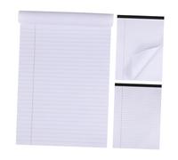 Operitacx 3pcs Memo Notebooks College Ruled Writing Pads Each Print Lined Paper for Office Use and Ink Resistant
