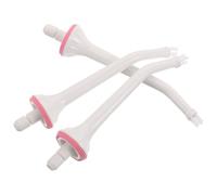 Operitacx 3pcs Oral Irrigator Replacement Heads with Precision Water Pressure, Plastic Flosser Tips for Braces and Teeth, Easy to Install Water Spray Nozzles for Dental Cleaning