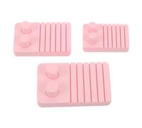 Operitacx 3pcs Polymer Clay Bow Moulds for Small Pendant Earrings Craft Tools Easy Release for Jewelry Making and DIY Bowknot Designs