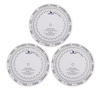 Operitacx 3pcs Pregnancy Wheel Calculator: Due Date Calculation Chart - Fetal Age Calculator Wheel - Obstetric Due Date Chart for Hospital Clinic Or Home