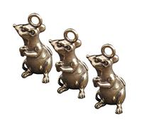 Operitacx 3Pcs Rat Key Ring Small Bag Hanging Ornaments Cute Mouse Modeling Keychains Multipurpose Key Holder Birthday Christmas Year