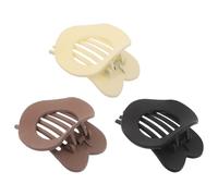 Operitacx 3pcs Small Flat Hair Clips for Women, Elegant round PC Barrettes Strong Hold and Minimalist Design, for Styling Ponytails and Keeping Hair Neat on Occasion