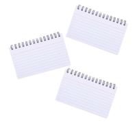 Operitacx 3pcs Small Spiral Notepad Pocket Memo Pad Note Pads for Review Cards Students Teachers to Do List Tear