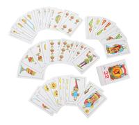 Operitacx 3pcs Spanish Playing Cards Deck for Parties and Game Supplies