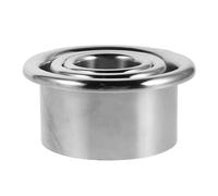 Operitacx 3pcs Stainless Steel Hair Dryer Holder Stand Set, Wall-mounted Blow Dryer Organizer Rack for Bathroom and Salon Vanity, Hairdryer Storage Bracket for Hands-free Styling