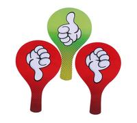 Operitacx 3pcs Thumbs up down Paddles Teacher Student Communication Tools Classroom Response Paddles for Game Activities Meeting Assessment