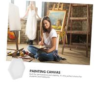 Operitacx 3Pcs White Oil Painting Frames DIY Canvas Boards for Students Art Class Drawing Craft with Rounded Edges Safe Surface