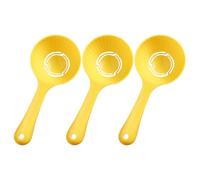 Operitacx 3pcs Yellow Rice Scooper Set with Semicircular Shape for Creating Rice Balls and Fun Shapes, for Sushi Platters and Home Kitchen Use