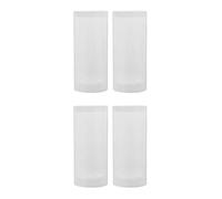 Operitacx 4 Pcs Badminton Shuttlecock Storage Tube Plastic Holds 3