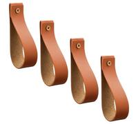 Operitacx 4 Pcs Bohemian Wall Mounted Curtain Rod Holder Straps | Easy Installation, Space Saving Multi Functional Design, Bedroom Kitchen Use, Towel Hanging Support
