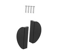 Operitacx 4 pcs Semicircle Cabinet Pull Handles Stylish Drawer Knobs for Dresser and Wardrobe Smooth Surface Design for Modern Furniture Decor