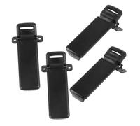 Operitacx 4 Sets Belt Clip Replacement Back Clips for Commercial Hiking Compatible Two-Way Radios Uvr Series