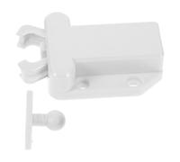 Operitacx 4 Sets Cabinet Door Rebound Device Hidden Door Latch ABS Push to Open Latch for Home Use and Office Furniture Doors