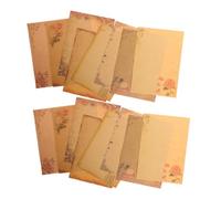Operitacx 40 Sheets Vintage Style Letter Writing Papers with European Floral Borders Smooth High-end Paper for Romantic Thank-You Notes Poems Greetings and Fancy Letter Writing