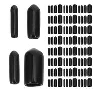 Operitacx 400pcs Plastic End Caps - Screw & Bolt Thread Protector Covers - Metal Tube Insulation Protective Sleeves for Home Industry (2mm, 3mm, 4.5mm, 7mm I.D)