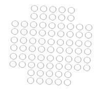 Operitacx 400pcs Stainless Steel Jump Rings Durable Open Connector Rings for Jewelry Making Keychains Necklaces Bracelets Earrings DIY Craft Accessories