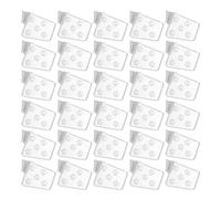 Operitacx 40pcs Adjustable Refrigerator Dividers Plastic Fridge Shelf Separators Expandable Storage Organizer for Kitchen Pantry Drawer and Closet Rack Divider