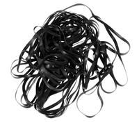 Operitacx 40pcs Black Rubber Recorder Machine Belts for Cassette Tape Players and Personal Stereo Repair with Correct Traction and Stable Performance