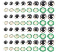 Operitacx 40pcs Green Plastic Doll Eyes for Stuffed Animals and Dolls with Realistic Vertical Pupil Design, Lightweight and Space-Saving Decorative Eyes for DIY Crafts and Holiday Decor